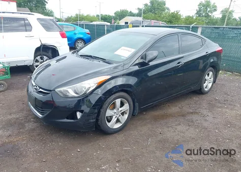 2013 Hyundai Elantra Gls из США, поврежденный, VIN 5NPDH4AE8DH375171